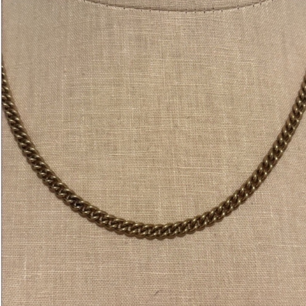 ✨SOLD✨ NWOT Kendra Scott Ace Necklace Vintage Gold - Picture 3 of 10